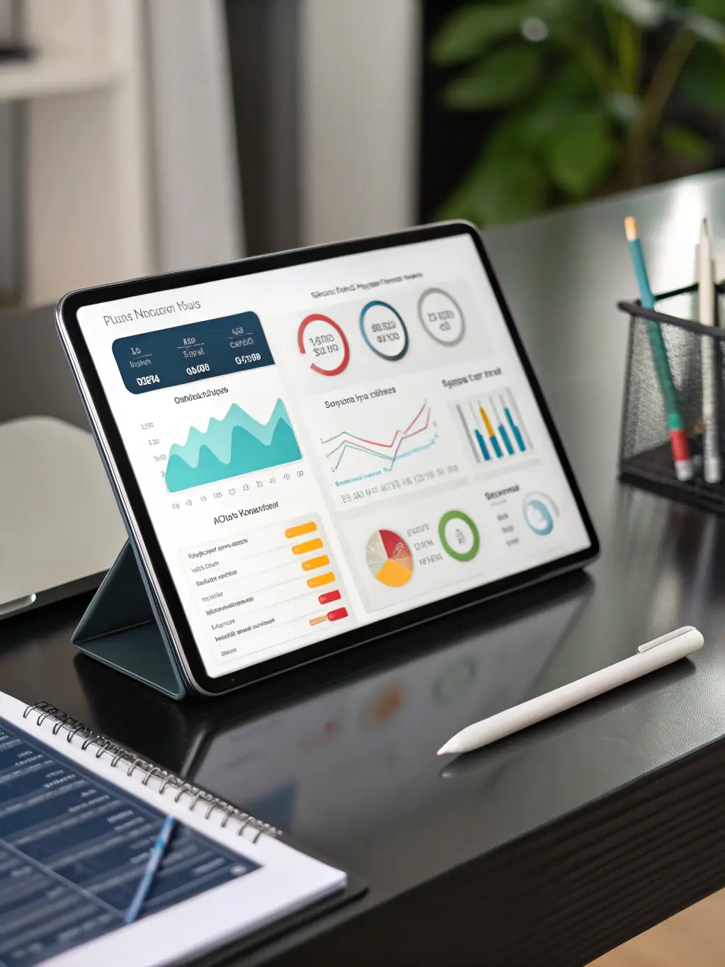 An image of a credit report interface, highlighting key metrics and scores, representing the monthly credit score updates provided in the Basic Plan.